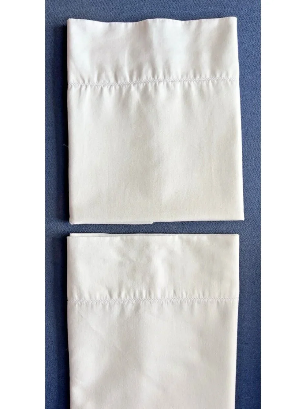CHARTER CLUB King WHITE Pillowcases Pair 100% Cotton Luxury Damask PRISTINE